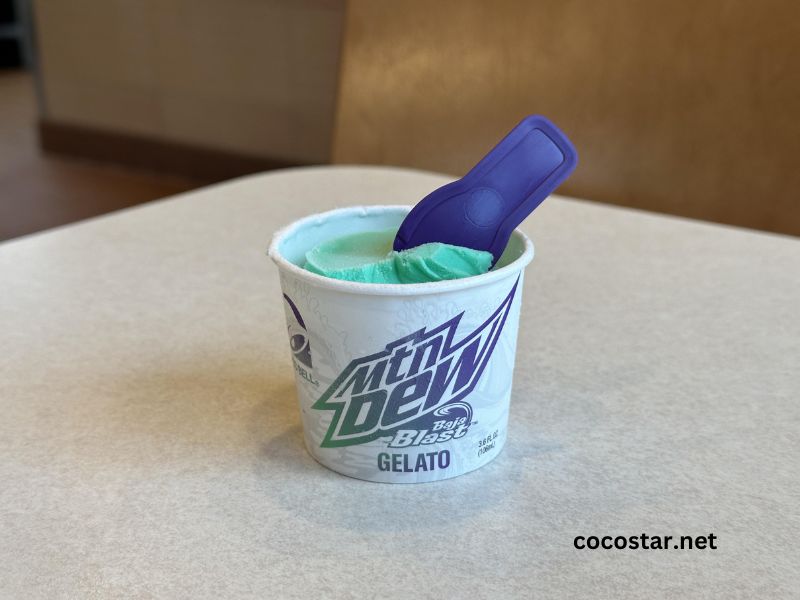 Taco Bell Baja Blast Gelato