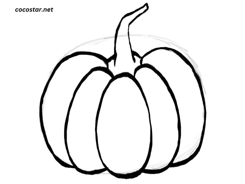 How to Draw a Pumpkin