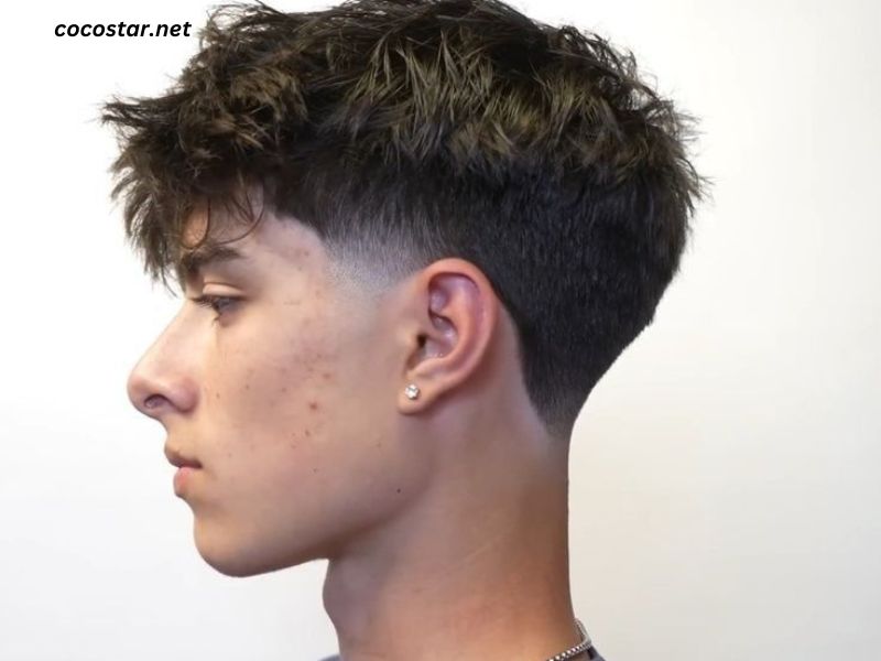 Low Taper Fade Straight Hair